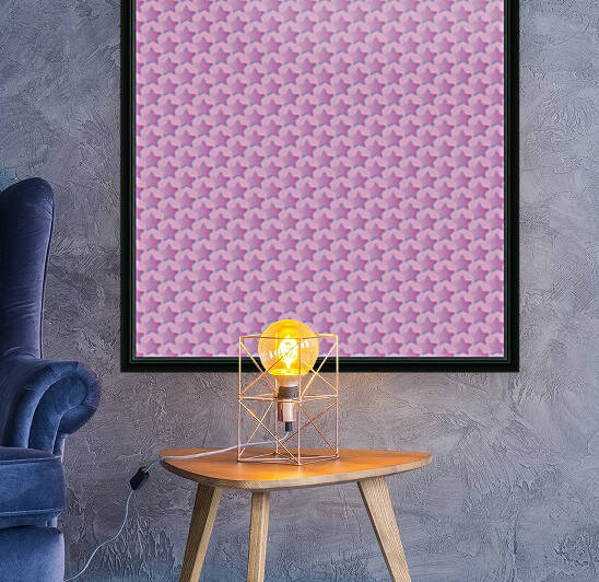 Pink Star Pattern Reproduction