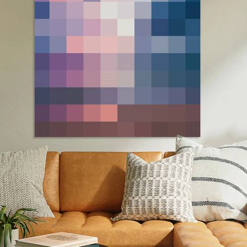 PINKISH MOSAIC PATTERN Reproduction