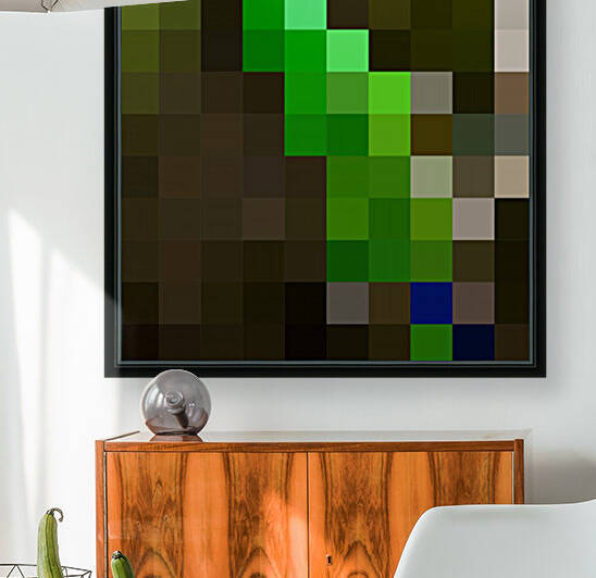 GREENISH MOSAIC PATTERN Reproduction