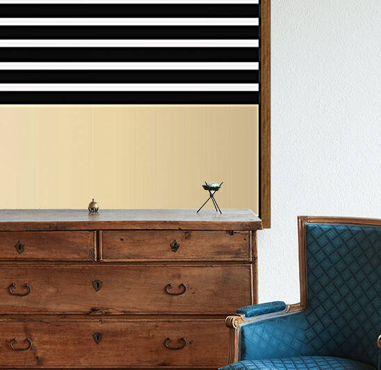 Black & White Stripes with Sandal Patch by rizu_designs