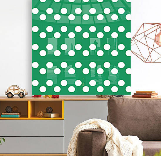 EMERALD Polka Dots Reproduction