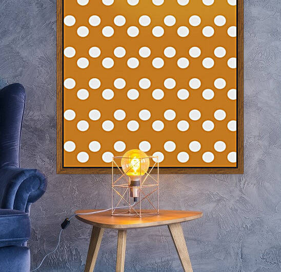 Chocolate Polka Dots Reproduction