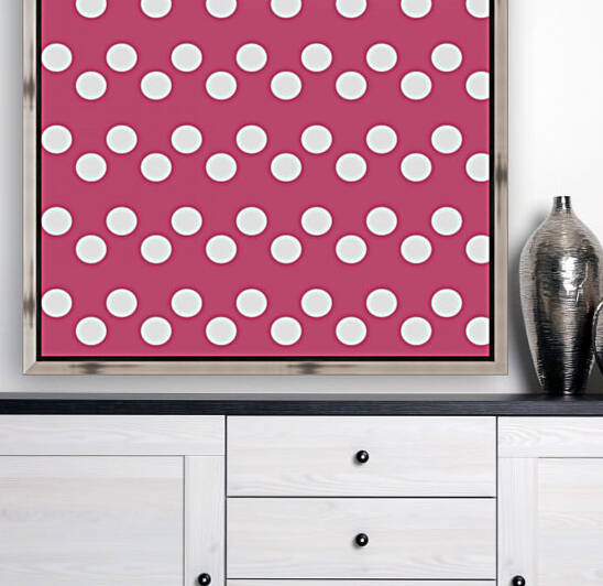 CRANBERRY Polka Dots by rizu_designs