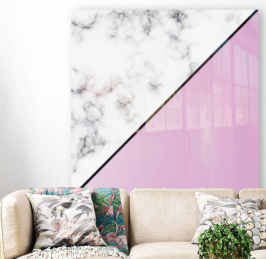 ABSTRACT MODERN PINKY MARBLE by rizu_designs