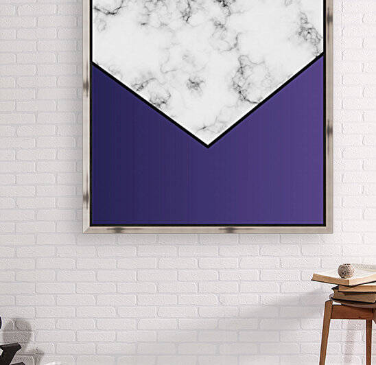ABSTRACT VIOLET MODERN MARBLE Reproduction