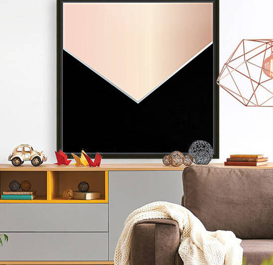 MODERN ROSE QUARTZ ABSTRACT Reproduction