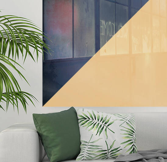 ABSTRACT ROYAL BLUE Reproduction