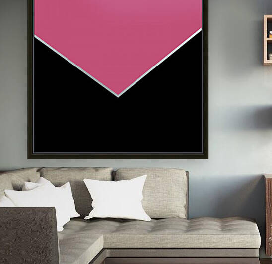 ROSE MODERN ABSTRACT Reproduction