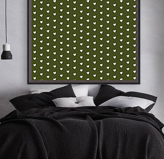 Army Heart Shape Pattern Reproduction