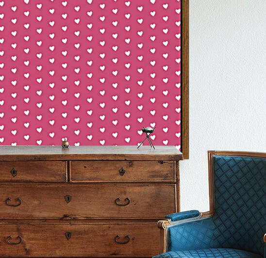 CRANBERRY Heart Shape Pattern by rizu_designs