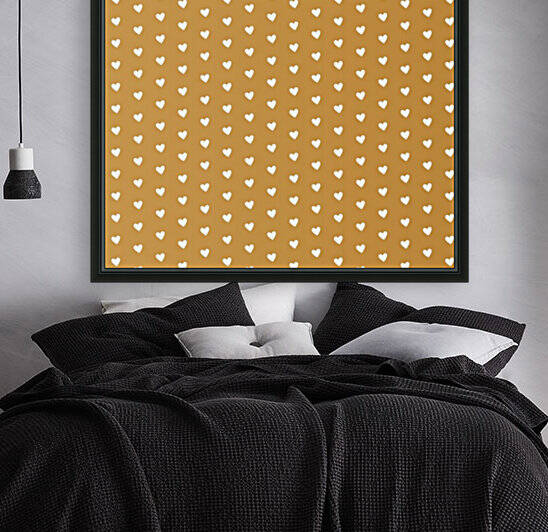 Dull Brass Heart Shape Pattern by rizu_designs