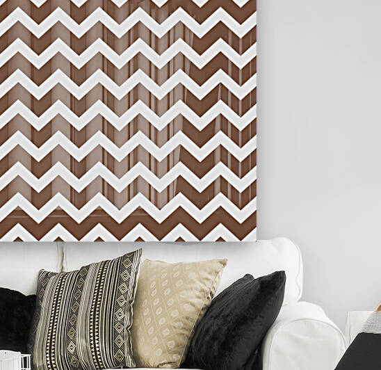 BROWNSTONE CHEVRON by rizu_designs