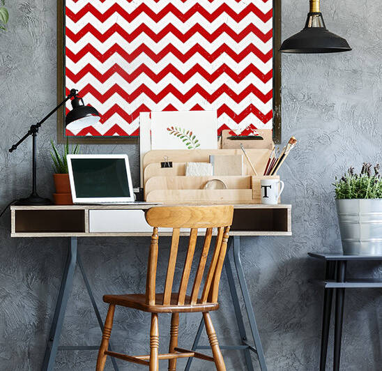 SCARLET CHEVRON Reproduction