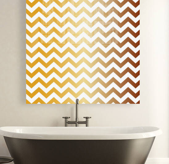 CITRINE CHEVRON by rizu_designs
