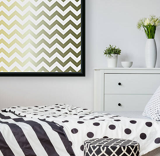 GOLDEN BERYL CHEVRON Reproduction