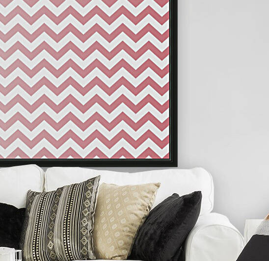 RED SHADE CHEVRON Reproduction