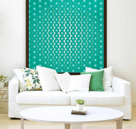 Turquoise Pearl Pattern Reproduction