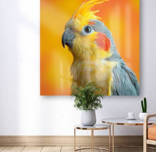 Blissful Cockatiel by rizu_designs