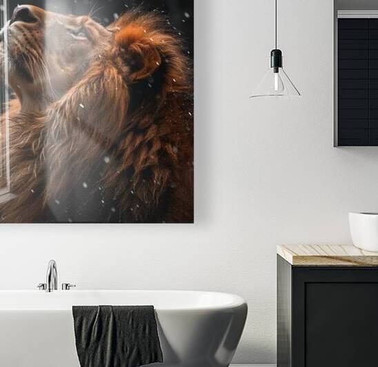 Fierce Lion Reproduction
