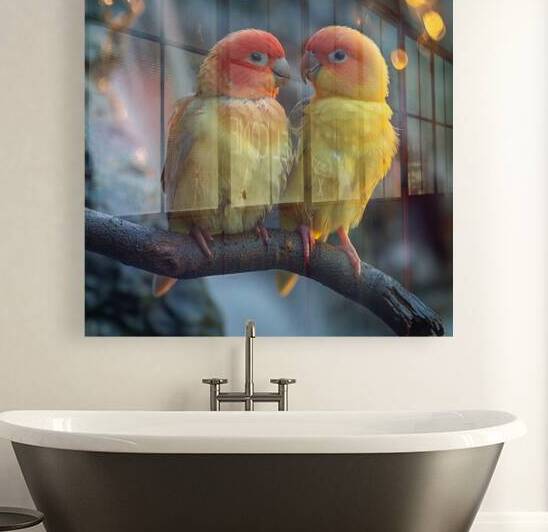 Adoring Bird Pair  by rizu_designs