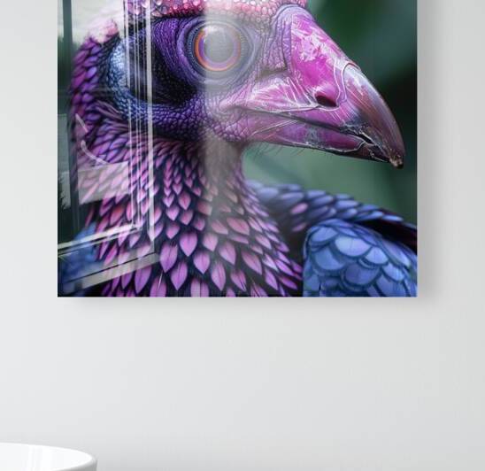 Purple Bird Beak Reproduction