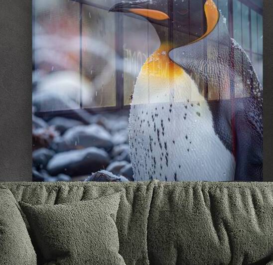 Arctic Sparkle Penguin by rizu_designs