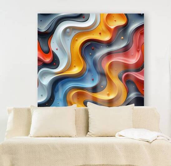 Bold Abstract Composition by rizu_designs