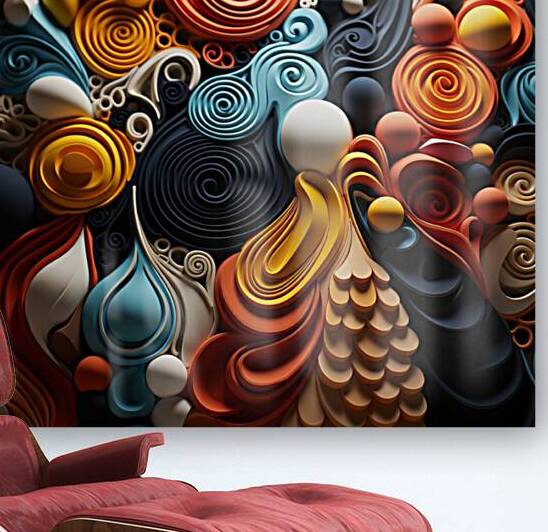 Intriguing Abstract Impression by rizu_designs
