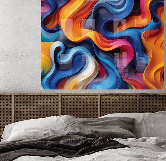 Abstract Waves Sensation by rizu_designs