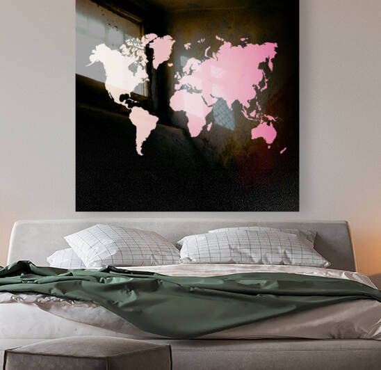 GRADIENT WORLD MAP Reproduction