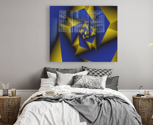 Blue Tech Spiral Reproduction