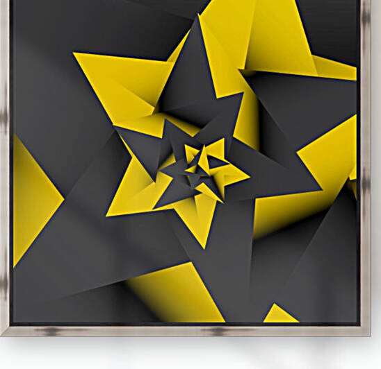Yellow Abstract Reproduction
