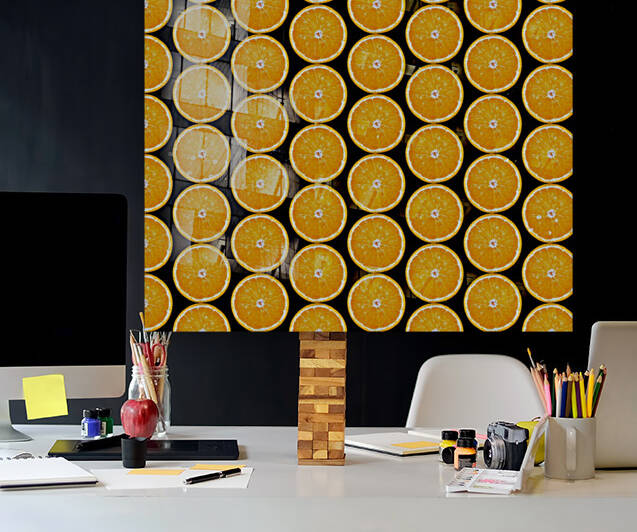 Orange Fruit Pattern Reproduction