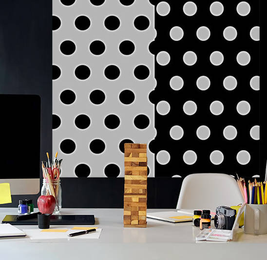 zig zag black and white Polka Dots  by rizu_designs