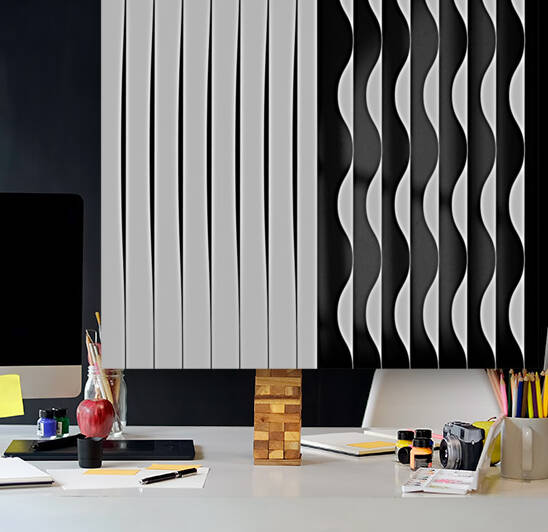 Black and White Smooth Twist by rizu_designs
