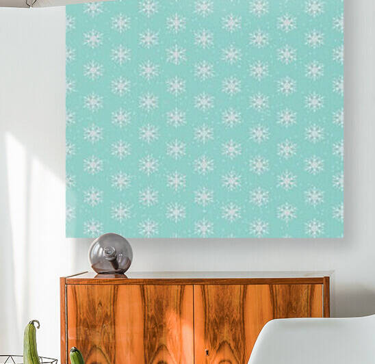 Cute Blue Snowflakes by rizu_designs