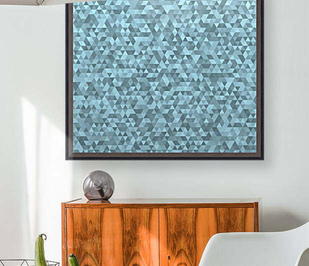 Blue Glitter Pattern Reproduction