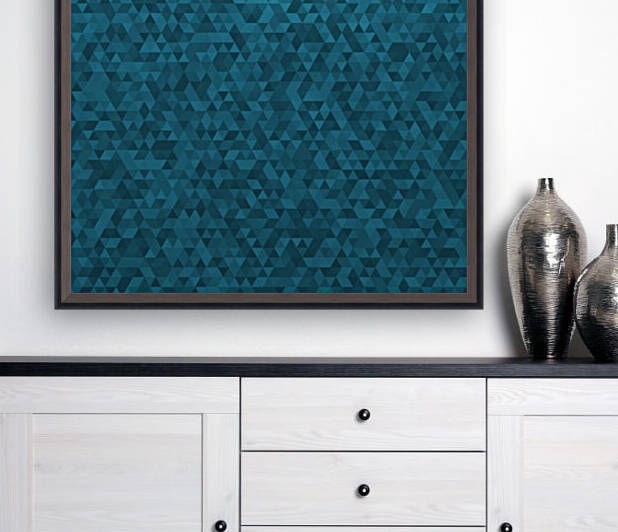 Dark Blue Glitter Pattern Reproduction