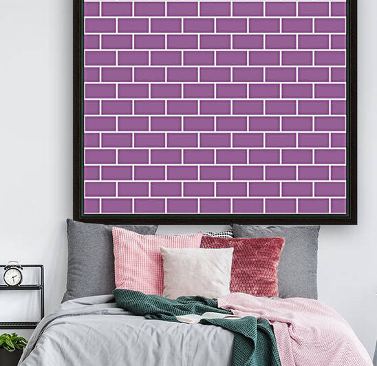 Baby Pink Brick Pattern by rizu_designs