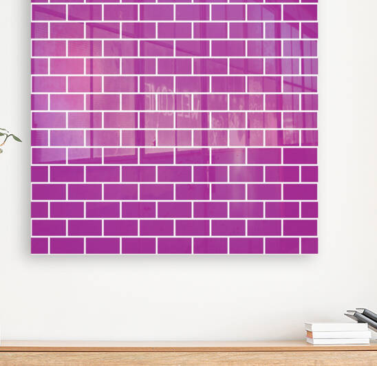 Magenta Brick Pattern by rizu_designs