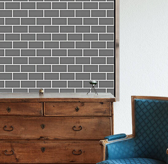 Cute Grey Brick Pattern by rizu_designs