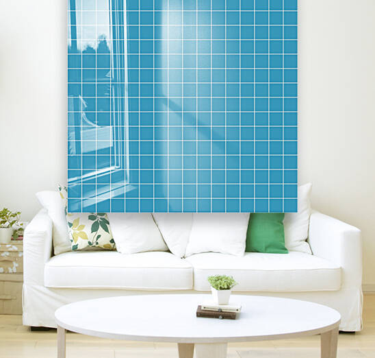 Blue Checker Pattern by rizu_designs