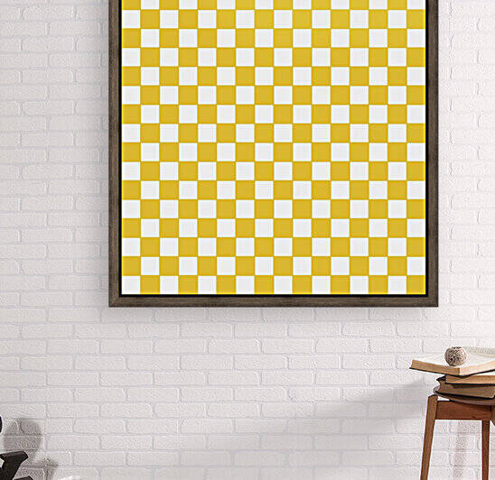 Yellow Check Pattern by rizu_designs