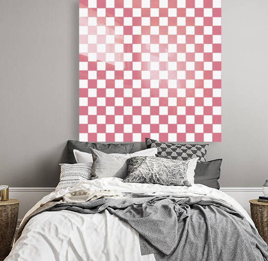 Baby Pink Check Pattern by rizu_designs
