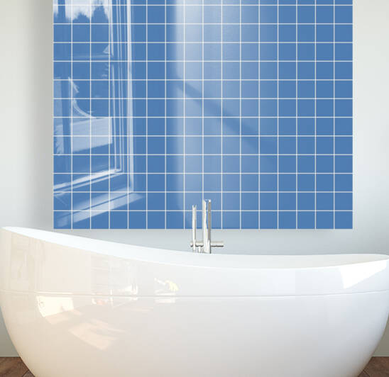 Blue Check Line Pattern by rizu_designs