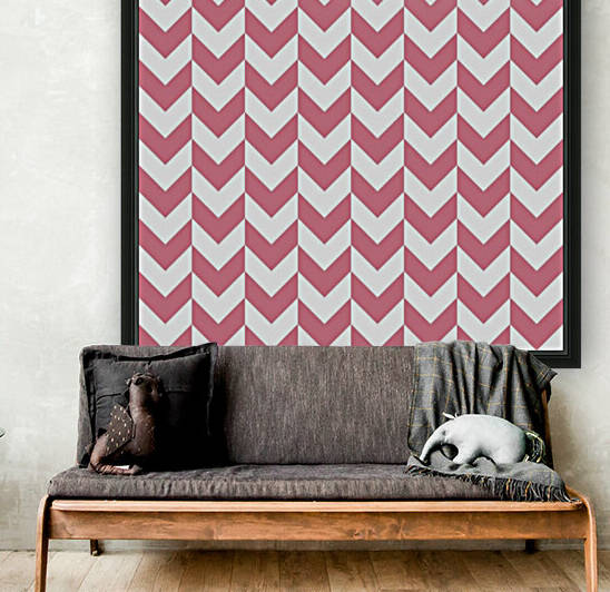 Pink Chevron Pattern by rizu_designs