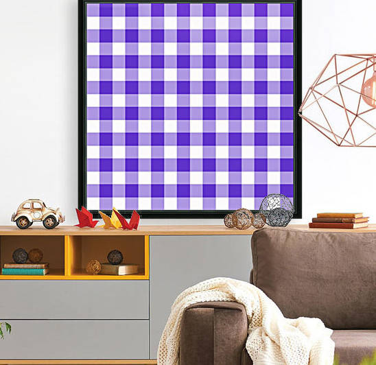 Purple Plaid Pattern by rizu_designs