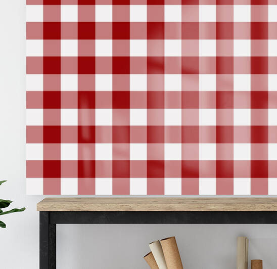Red Plaid Pattern by rizu_designs