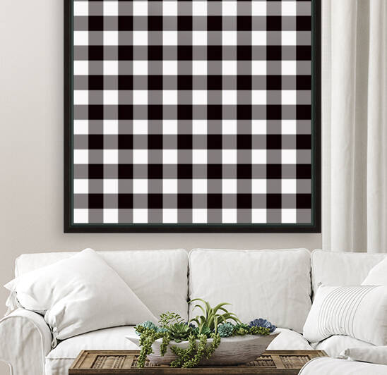 Black Plaid Pattern by rizu_designs