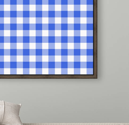 Blue Plaid Pattern by rizu_designs